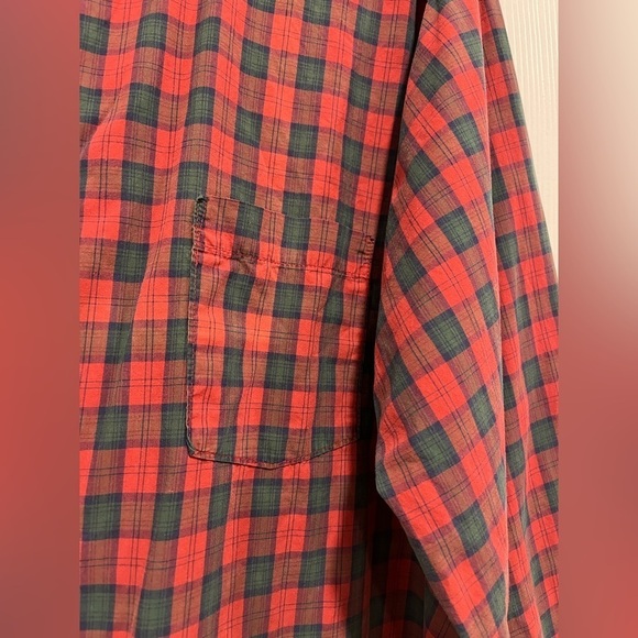Vintage Brooks Brothers Red and Green Plaid Men's Pajamas in Size XL - Picture 4 of 11
